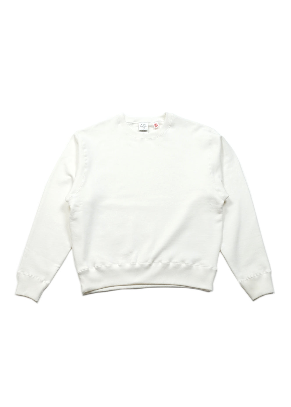 Loopwheel Terry Crewneck - White