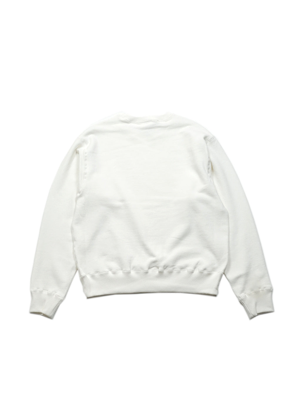 Loopwheel Terry Crewneck - White