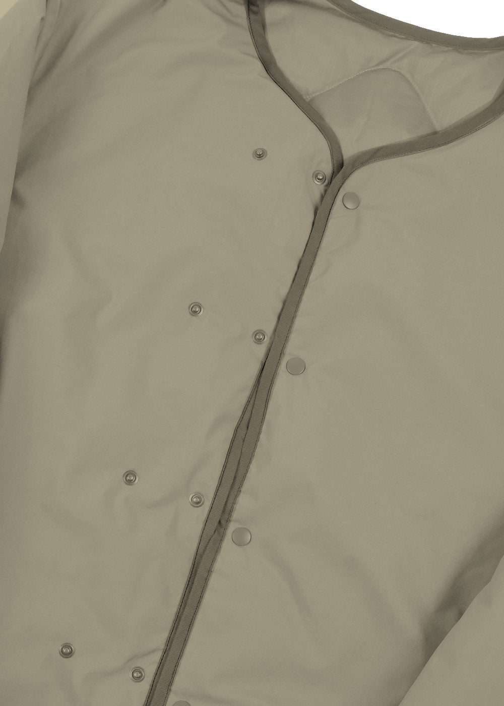 Reversible Down Cardigan – Khaki Beige