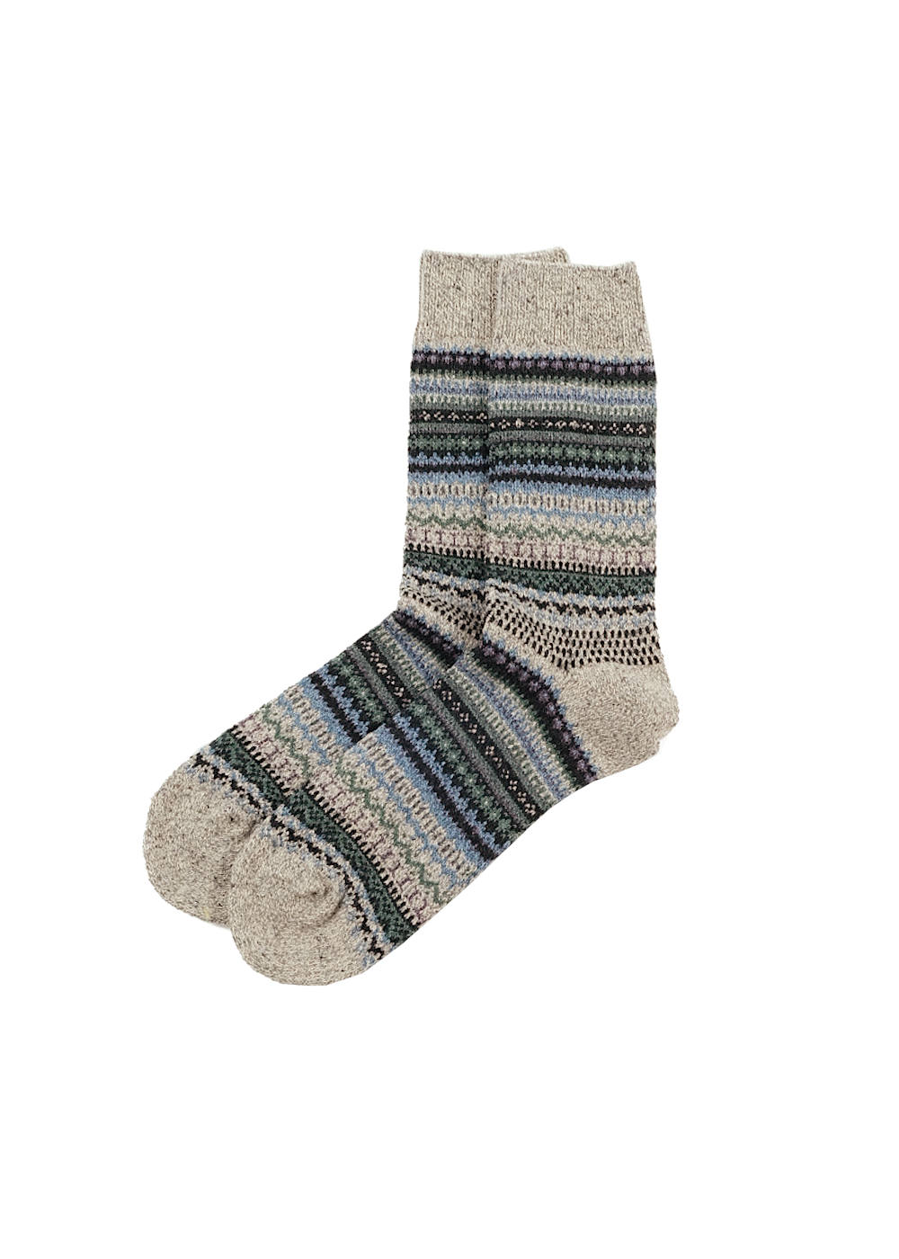 Nordic Pattern Socks - D.Gray