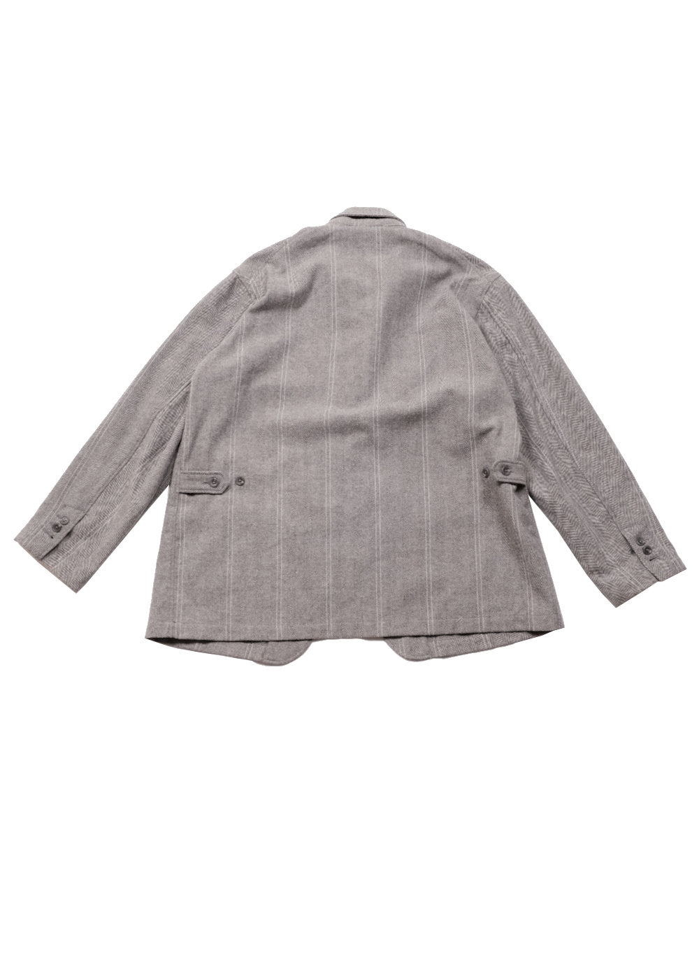 Loiter Jacket - Lt.Grey Wool Striped HB