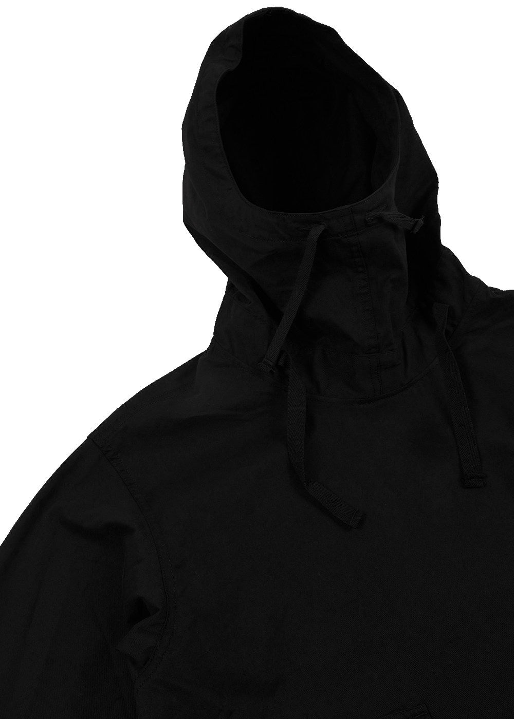 Workaday Salvage Smock Black Cotton Micro Sanded Twill