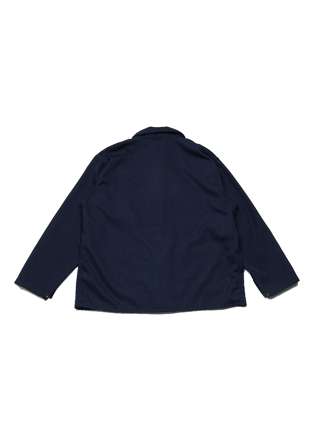 Workaday Utility Jacket- Dk.Navy Poly Wool Twill Gabardine