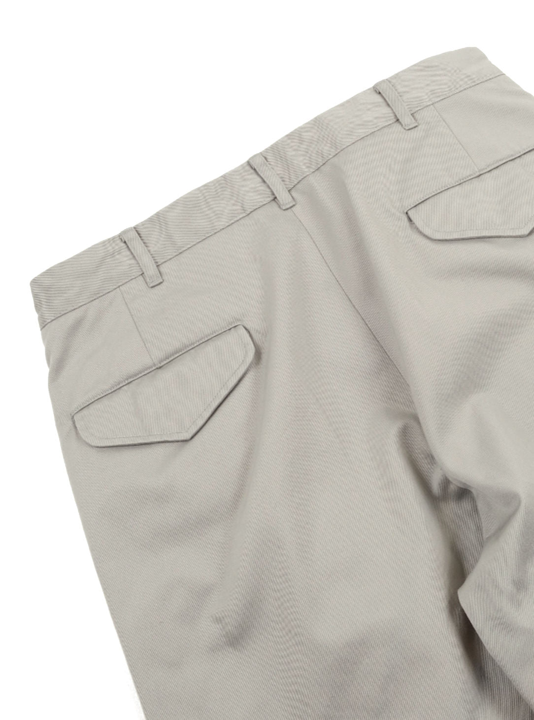 Double Pleated Chino Pants - Light Gray