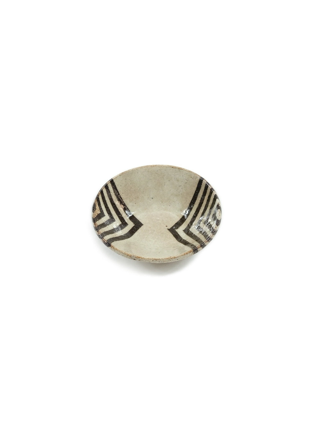Oval Bowl Small – Brown Line