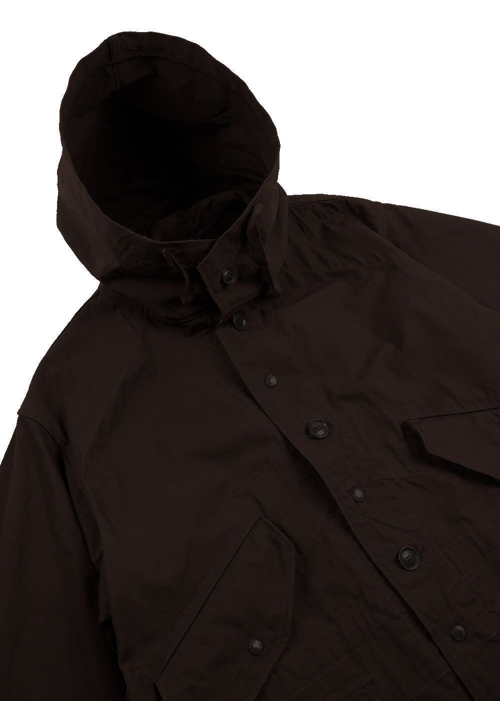 Highland Parka DK. Brown Heavyweight Cotton Ripstop