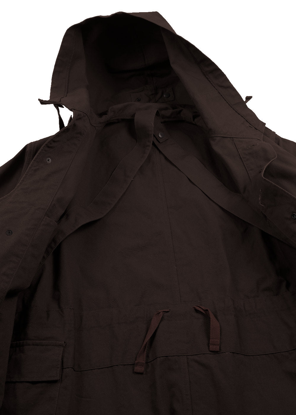 Highland Parka DK. Brown Heavyweight Cotton Ripstop