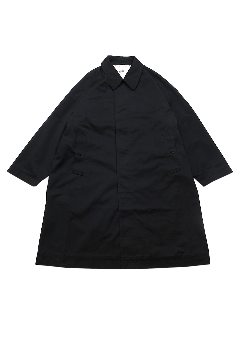 Cotton CORDURA WINDSTOPPER Balmacaan Coat - Black