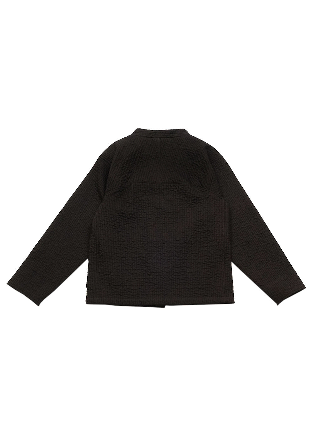 JK-64 Padded Sashiko Jacket - Black Brown