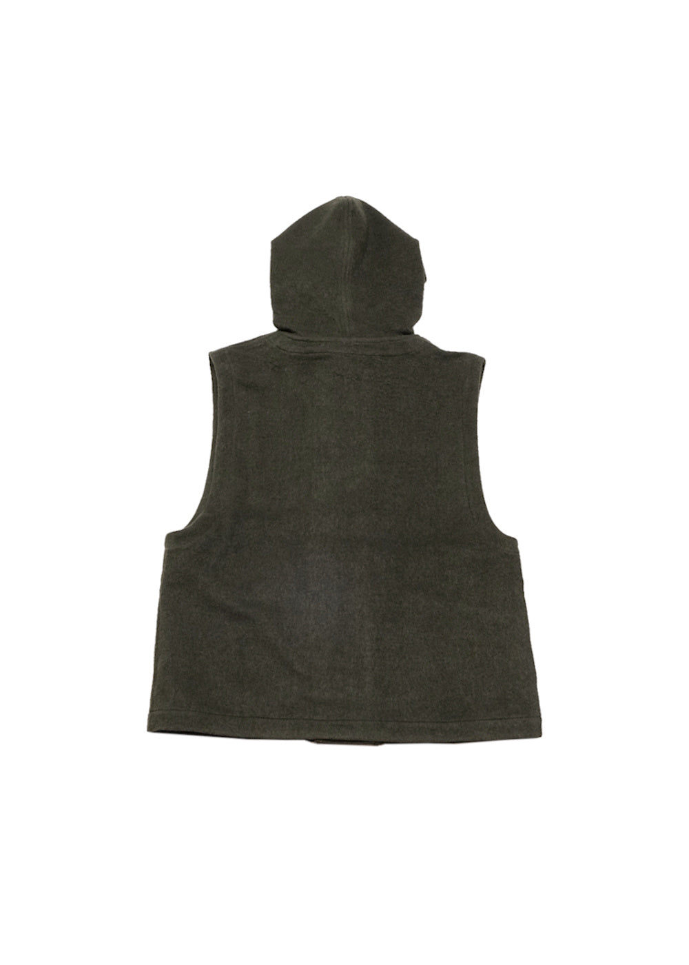 VE-05 Wool Silk Camel Vest - Ash Green