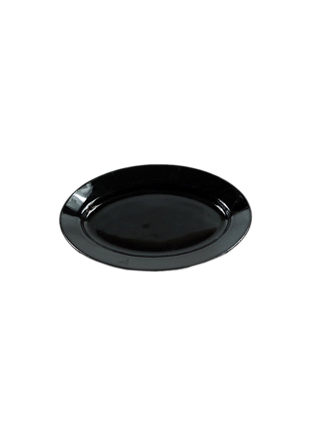 Oval Plate Medium - Black