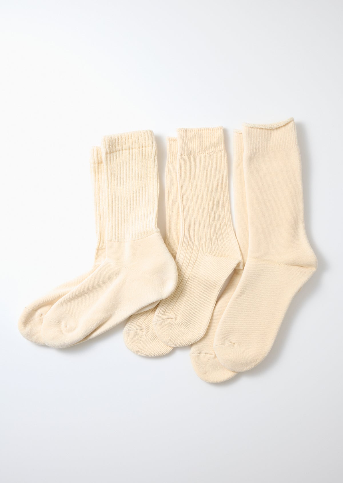 Daily 3Pack Socks – Ecru