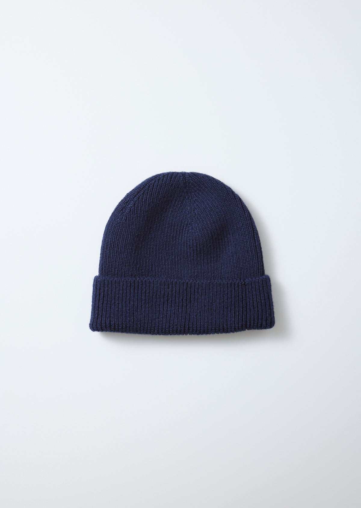 Washable Merino Seamless Beanie - Navy Blue
