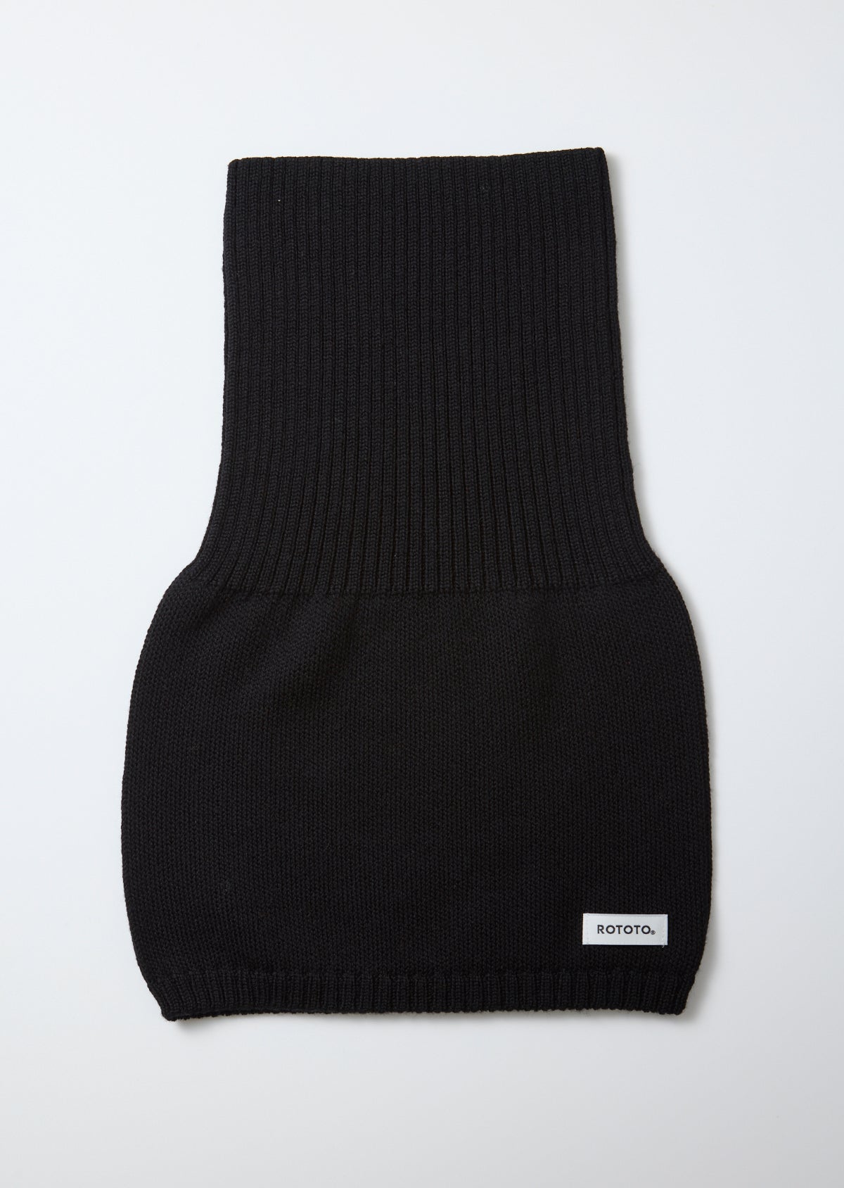 Extra Fine Merino Seamless Snood - Black