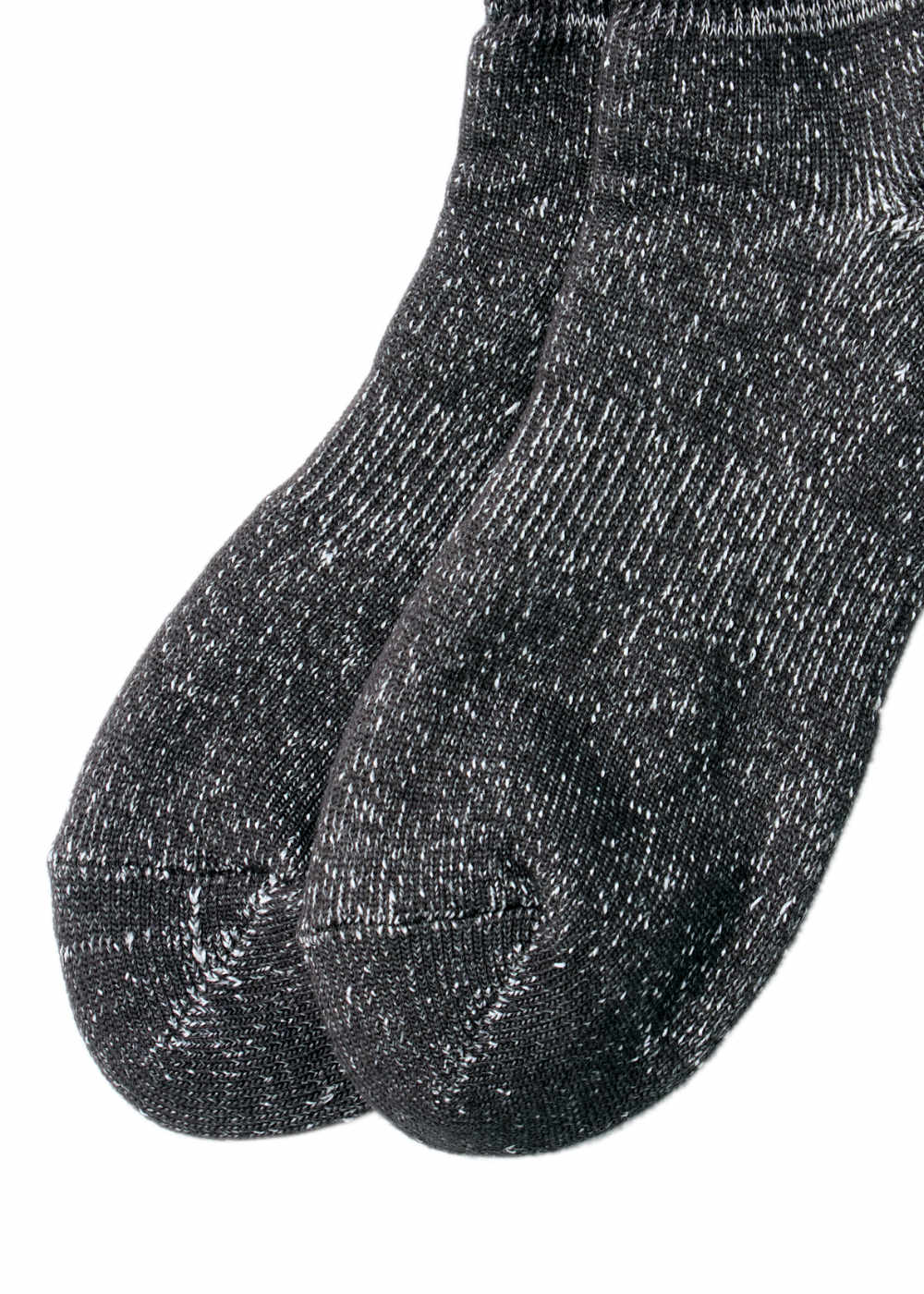 Washi Pile Crew Socks – Charcoal