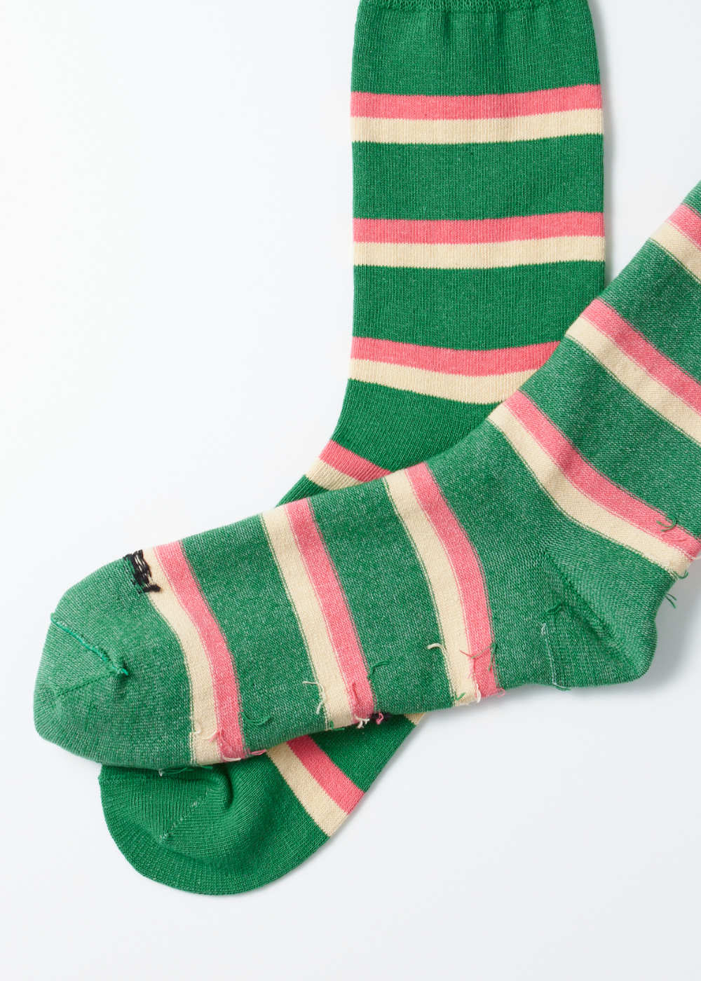 Rugby Stripe Socks – Green