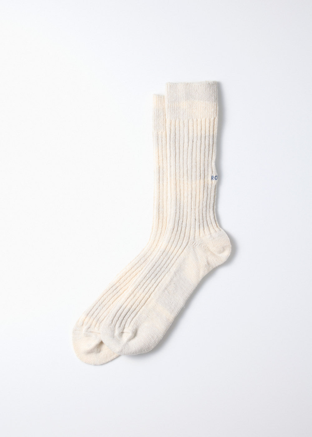 Tie Dye Ribbed Crew Socks – Water Blue