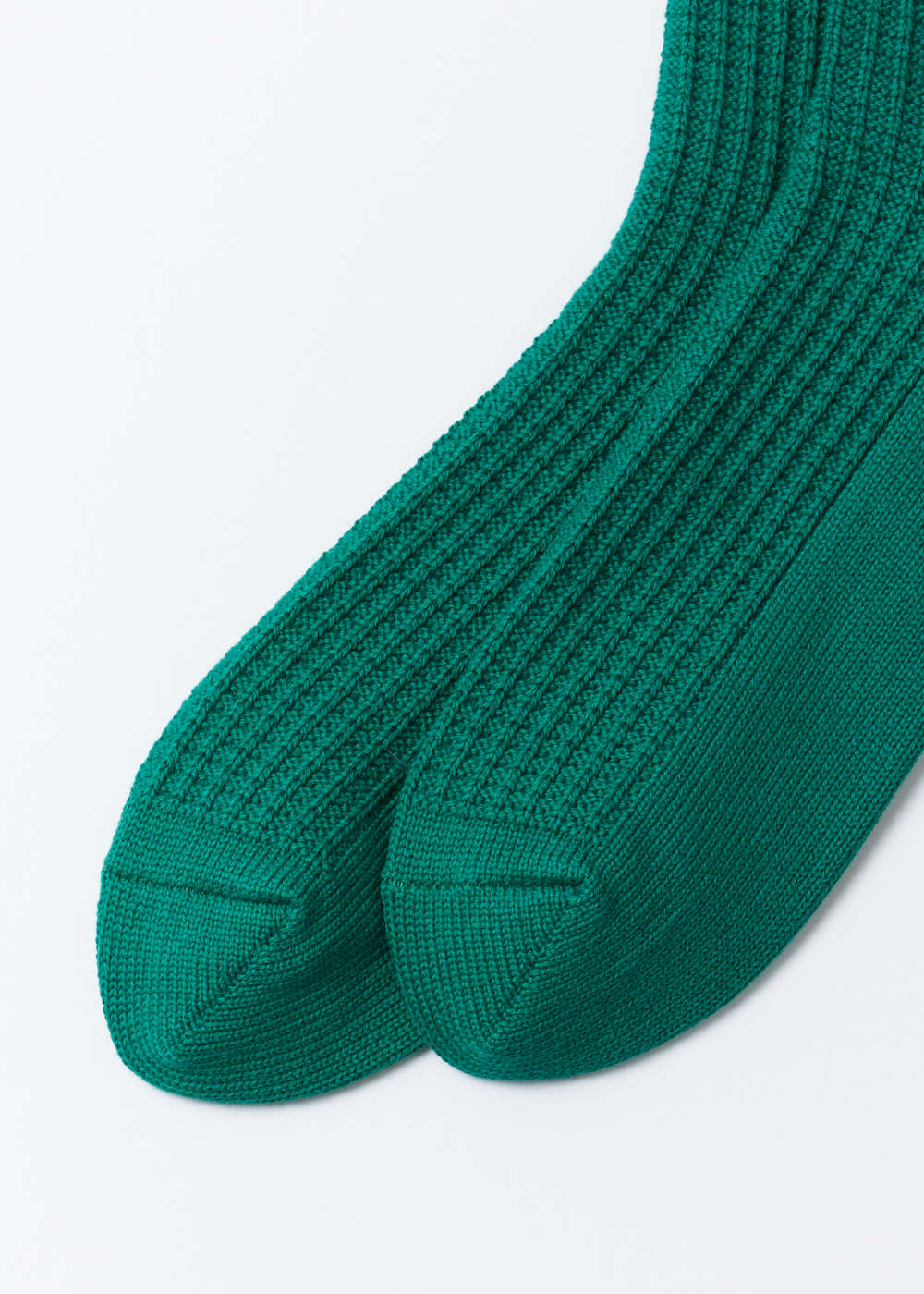 Cotton Waffle Crew Socks – Sea Green