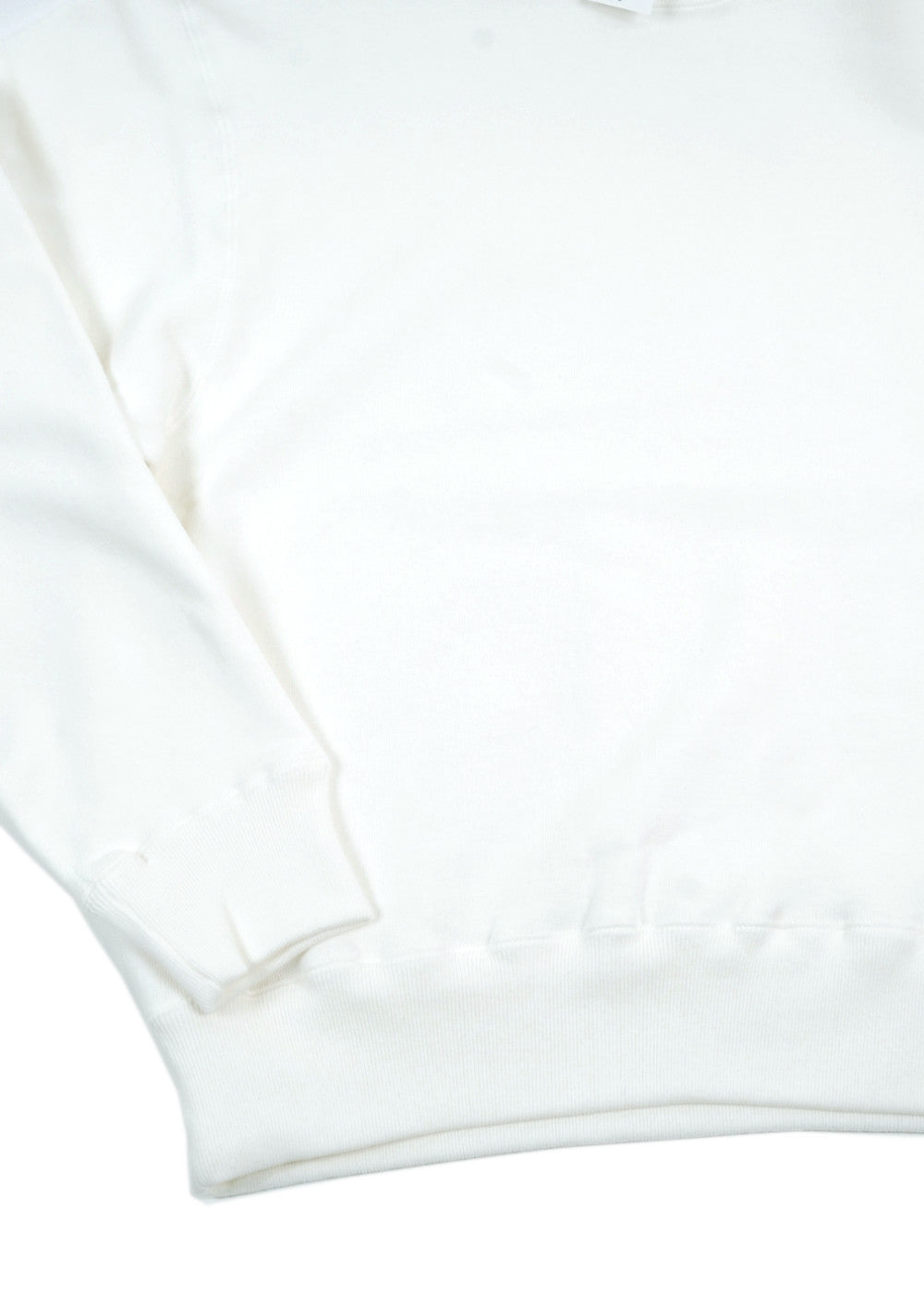 Loopwheel Terry Crewneck - White