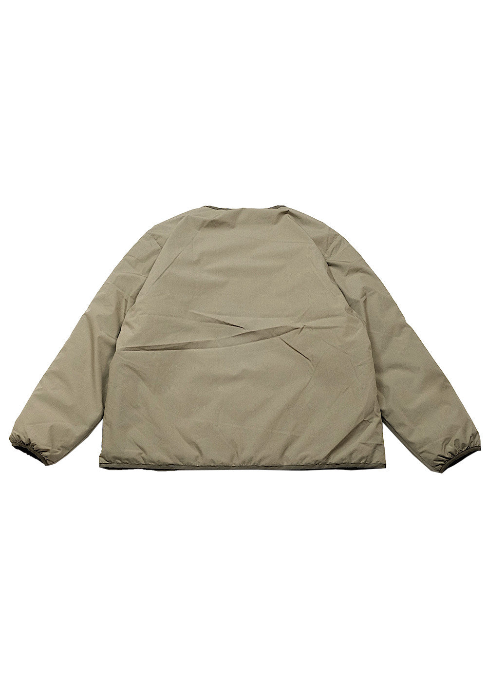 Reversible Down Cardigan – Khaki Beige