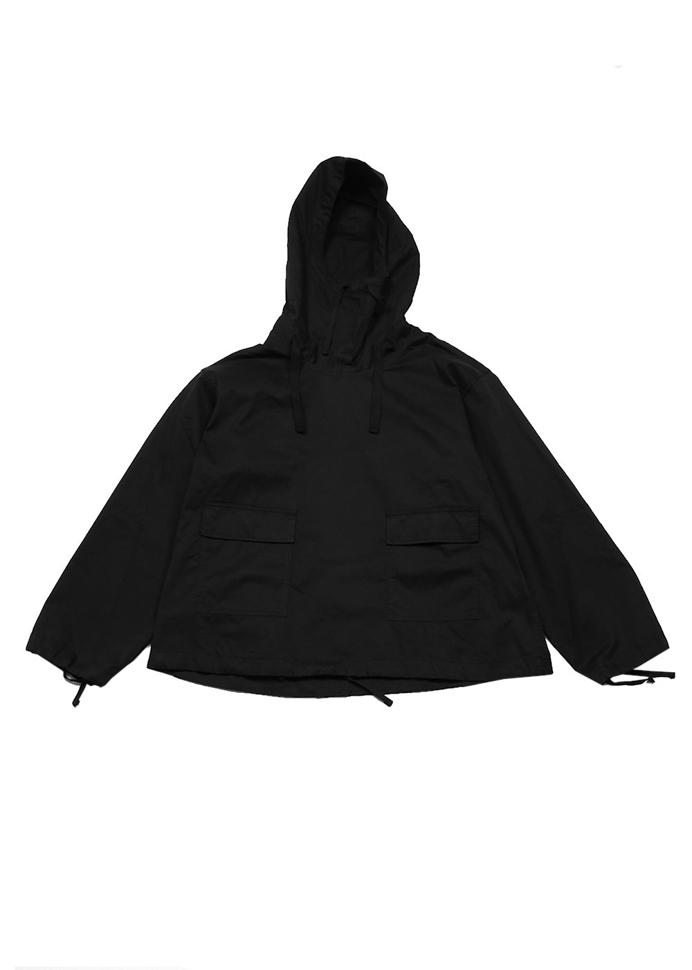 Workaday Salvage Smock Black Cotton Micro Sanded Twill