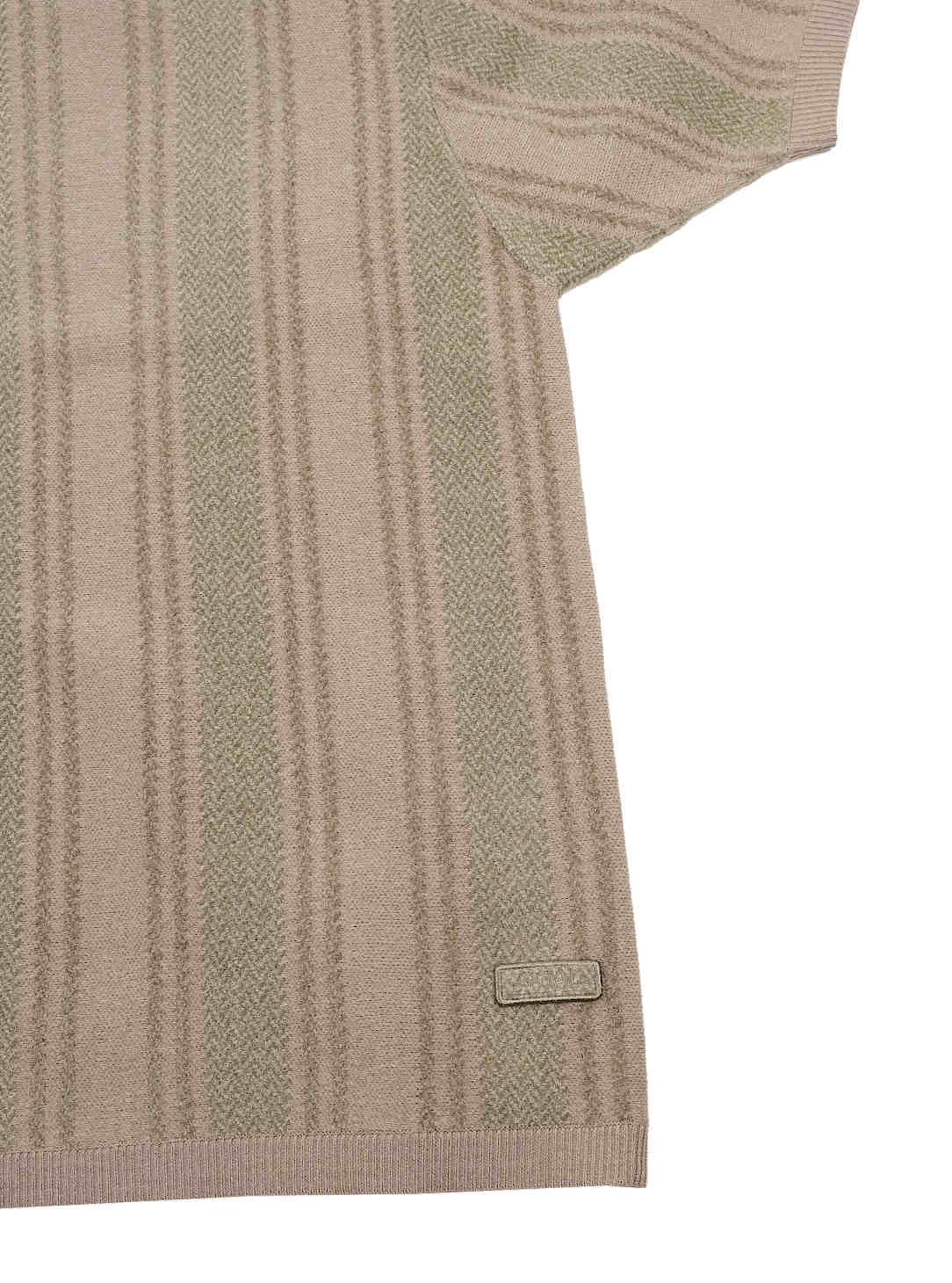 Knit Polo Sweater - Beige
