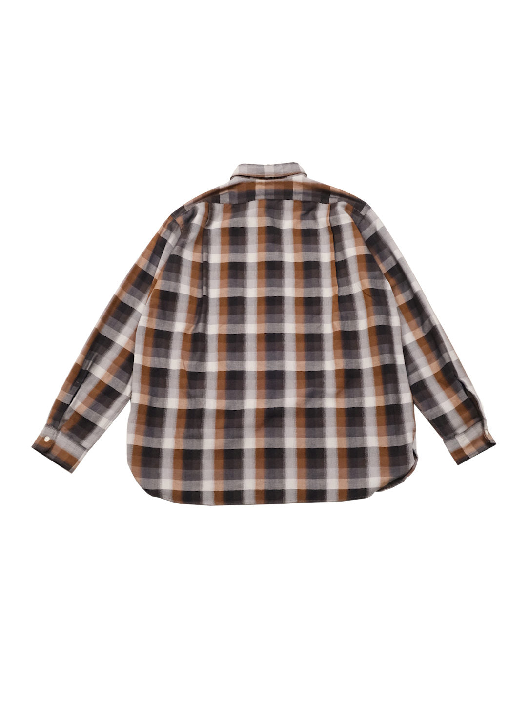 Regular Collar Wind Shirt - Brown