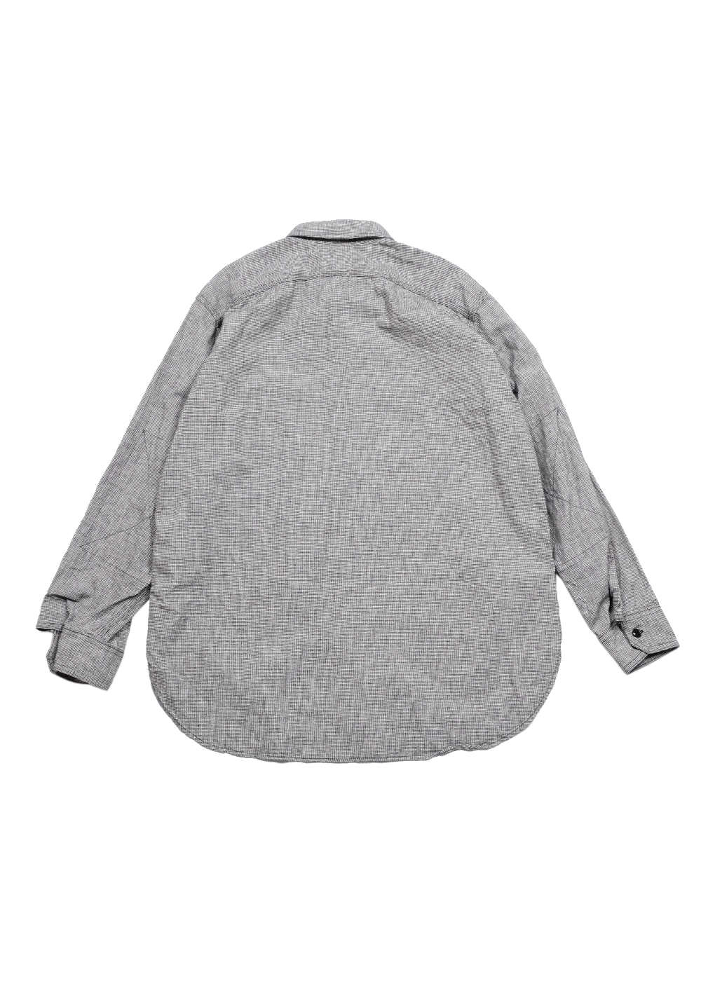 Engineered Garments Work Shirt - Black/Grey CL Houndstooth