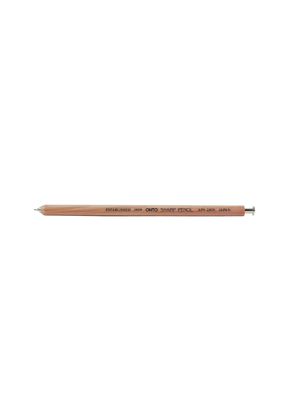 Ohto Wooden Mechanical Pencil 0.5mm Natural Wood