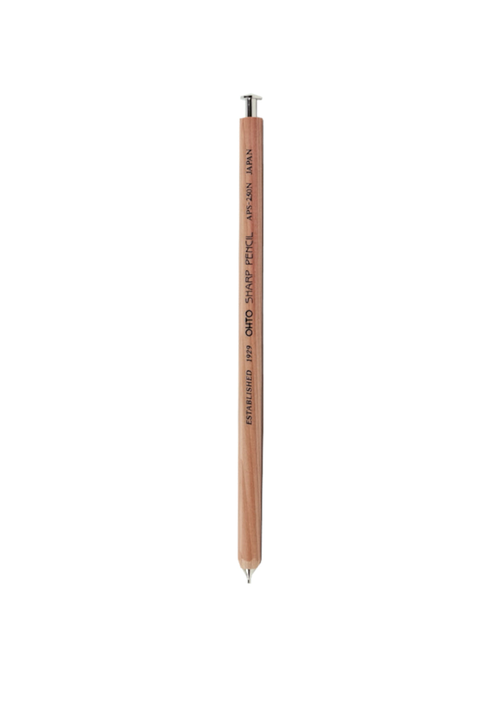 Ohto Wooden Mechanical Pencil 0.5mm Natural Wood