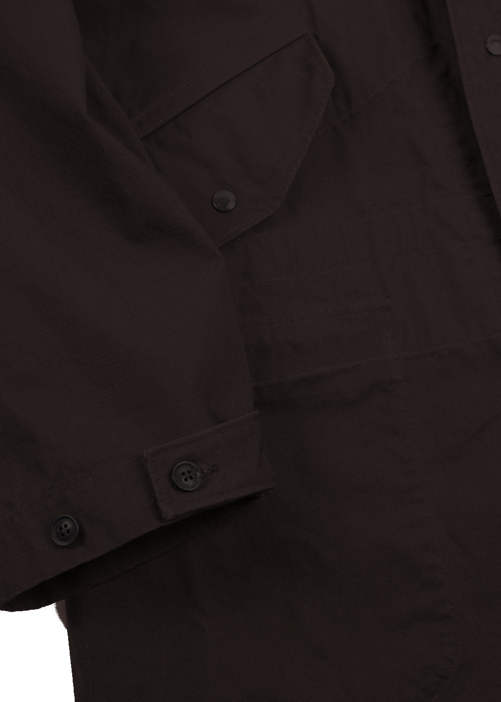 Highland Parka DK. Brown Heavyweight Cotton Ripstop