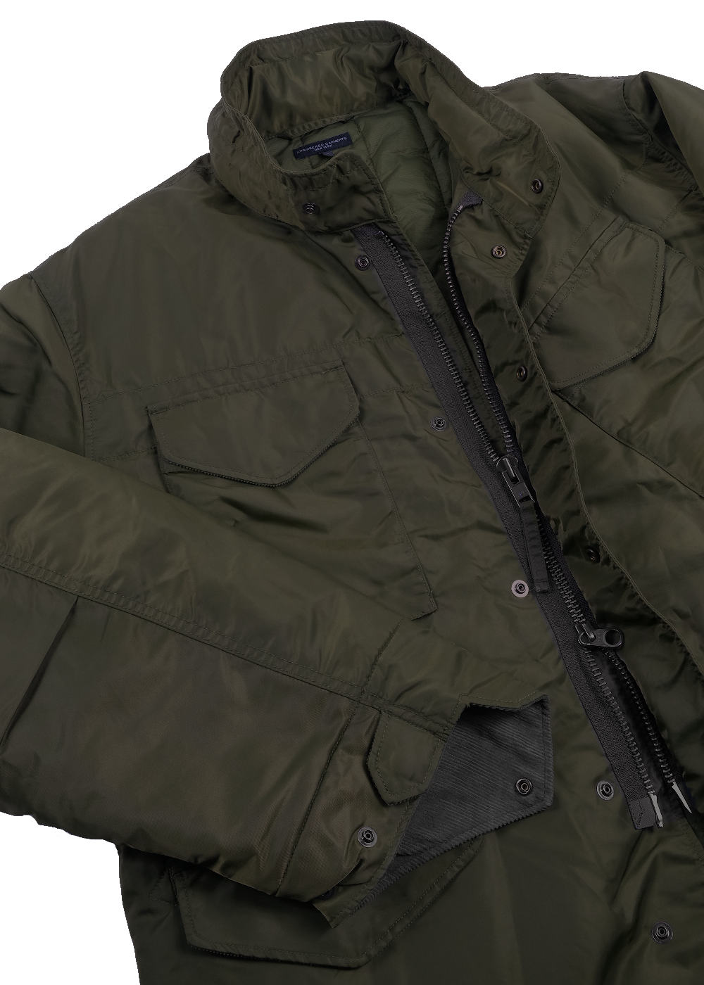 M65 Field Jacket Olive Flight Satin Nylon
