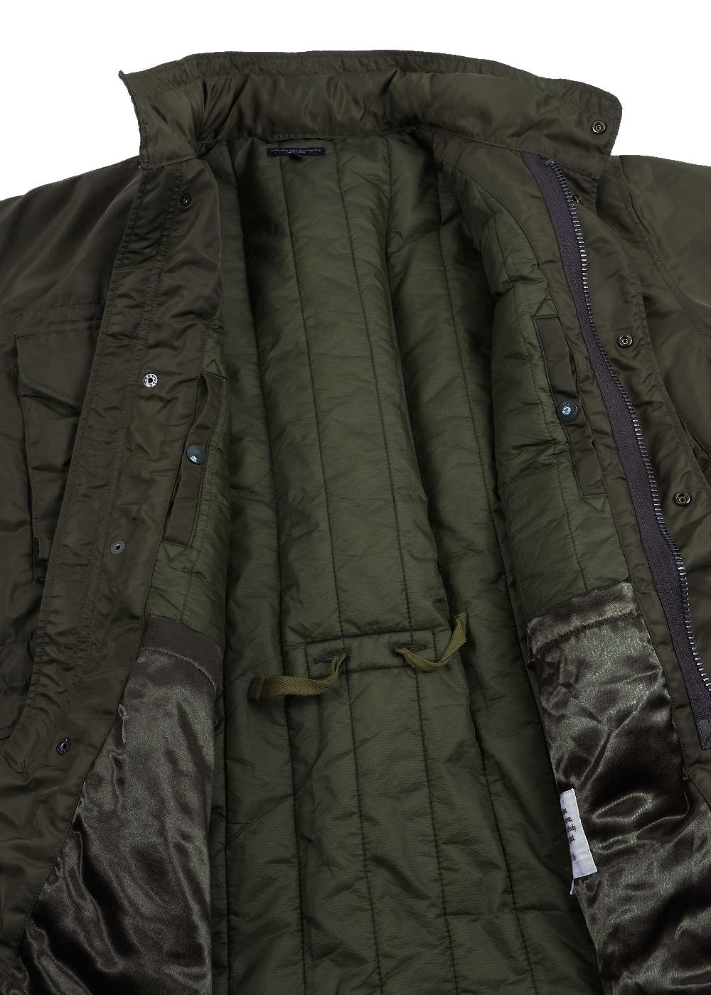 M65 Field Jacket Olive Flight Satin Nylon