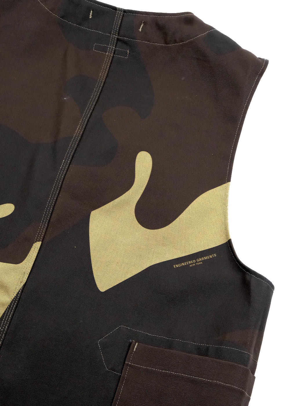 Upland Vest Brown Mammoth Duck Camo Canvas