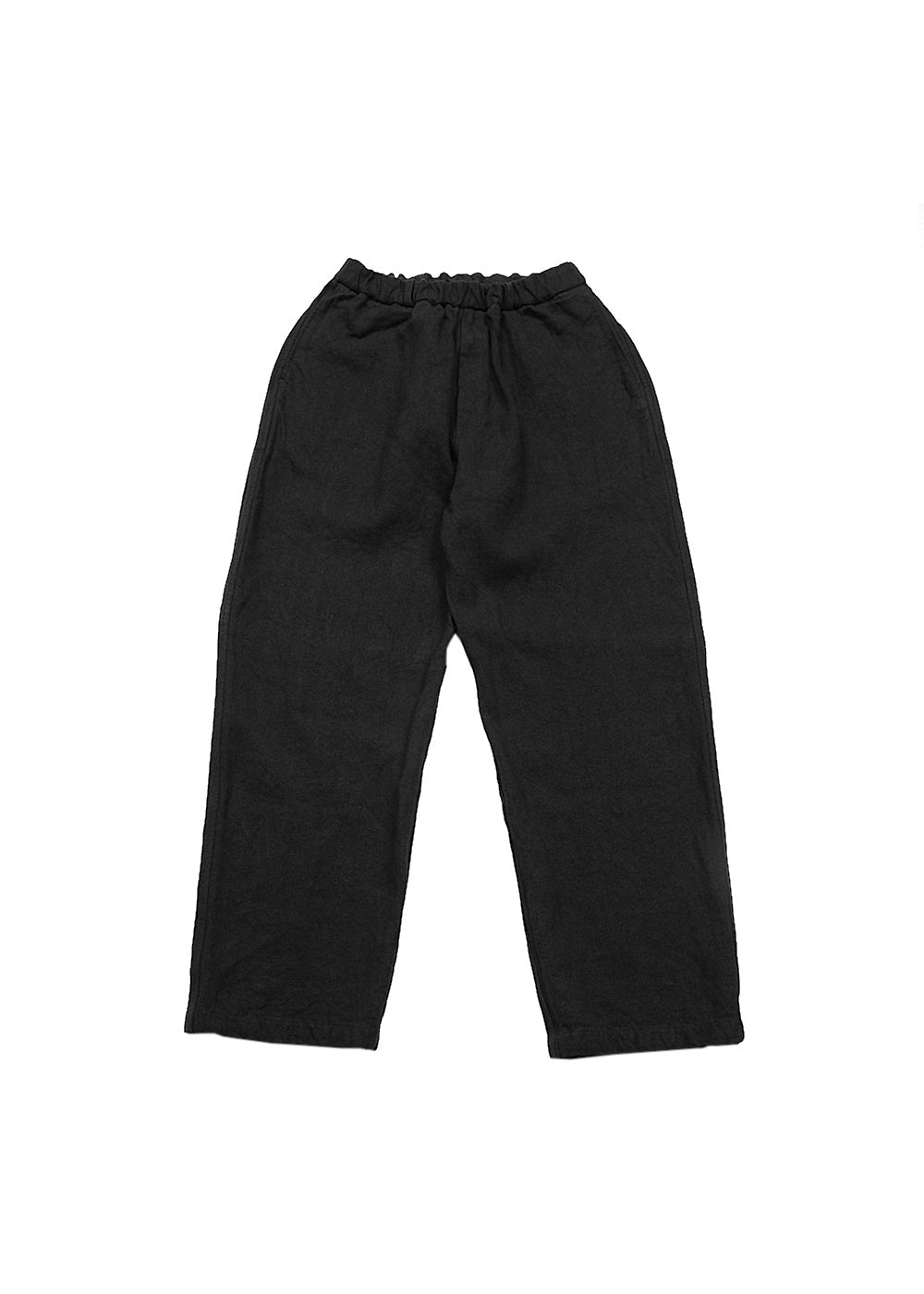 PT-92 Flax Ramie Wide Pants - Charcoal Gray