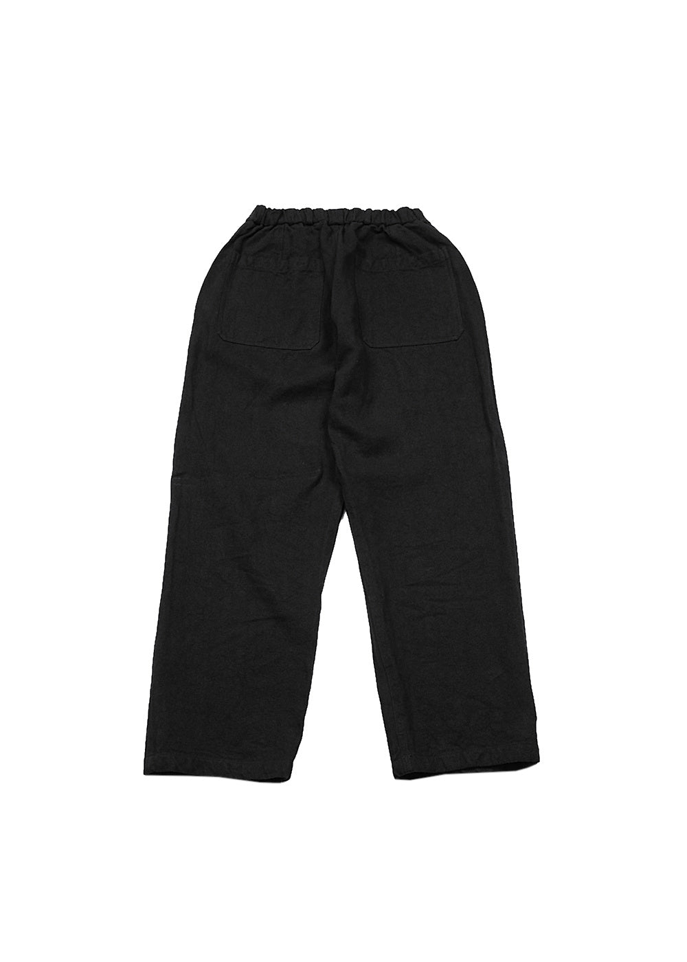 PT-92 Flax Ramie Wide Pants - Charcoal Gray