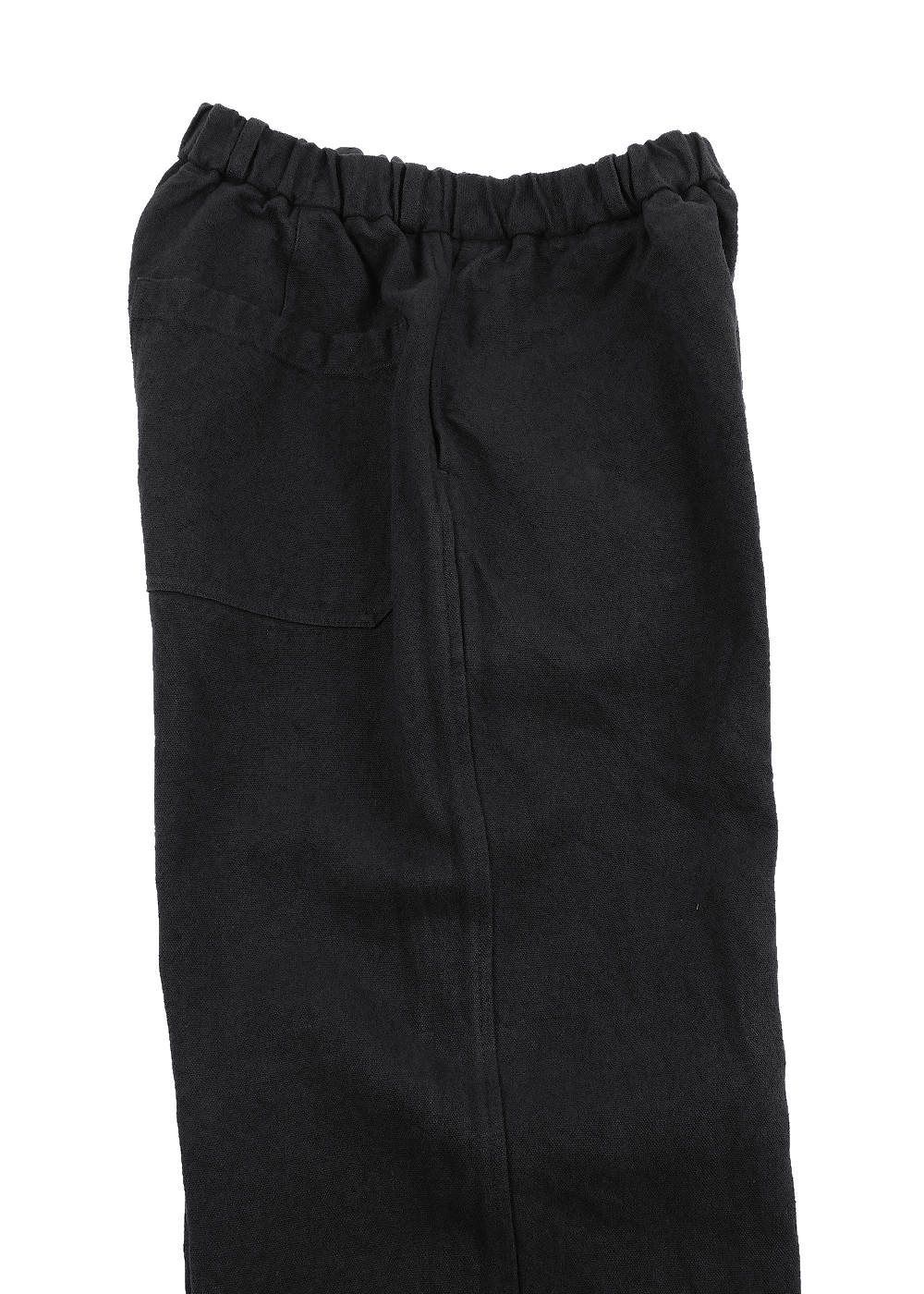 PT-92 Flax Ramie Wide Pants - Charcoal Gray