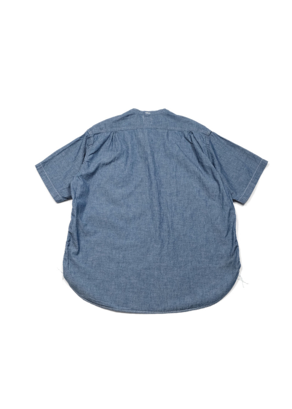 #3213SB-CC NAVY CUT – Band S/S : classic chambray indigo