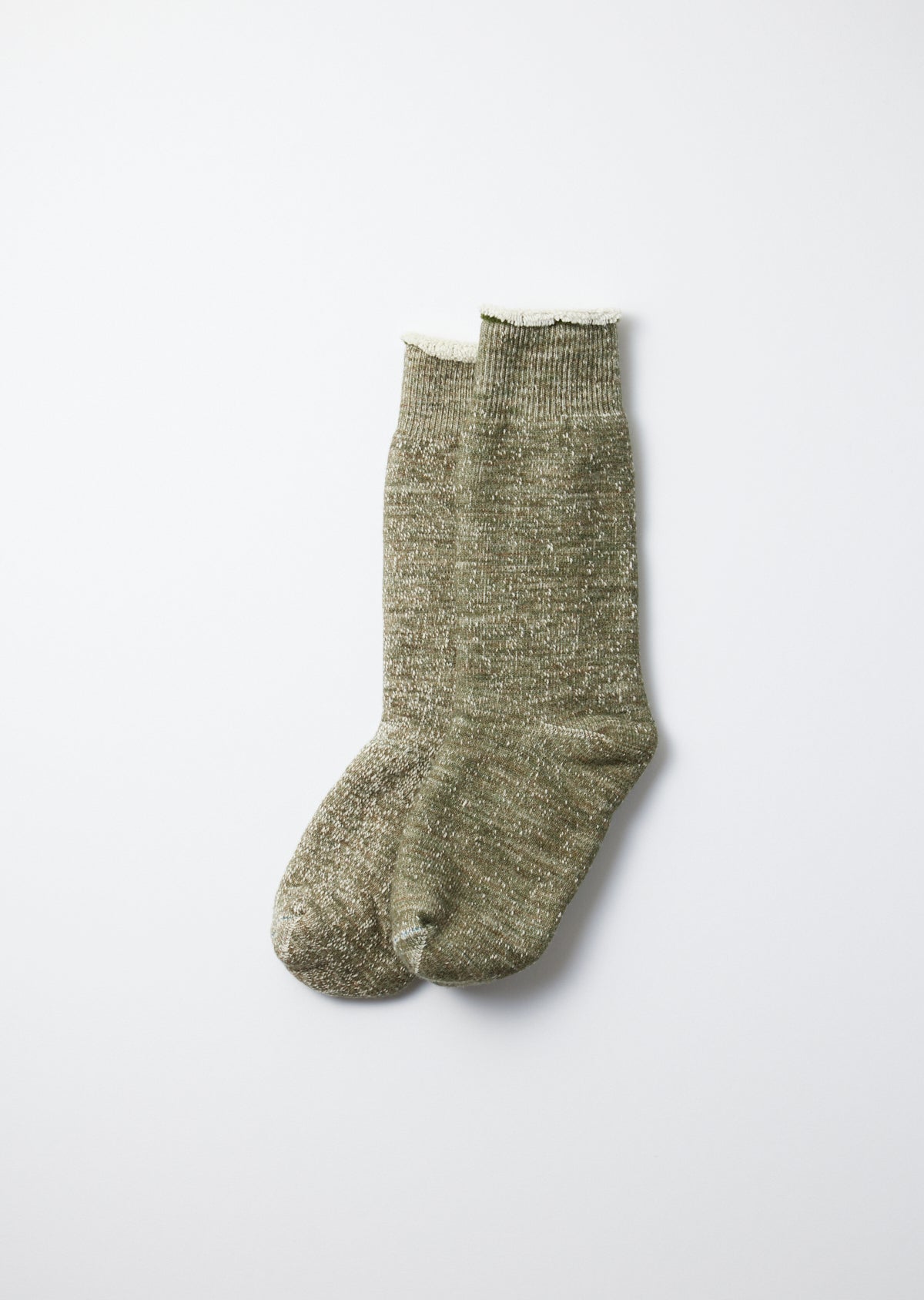 Double Face Crew Socks – Armygreen