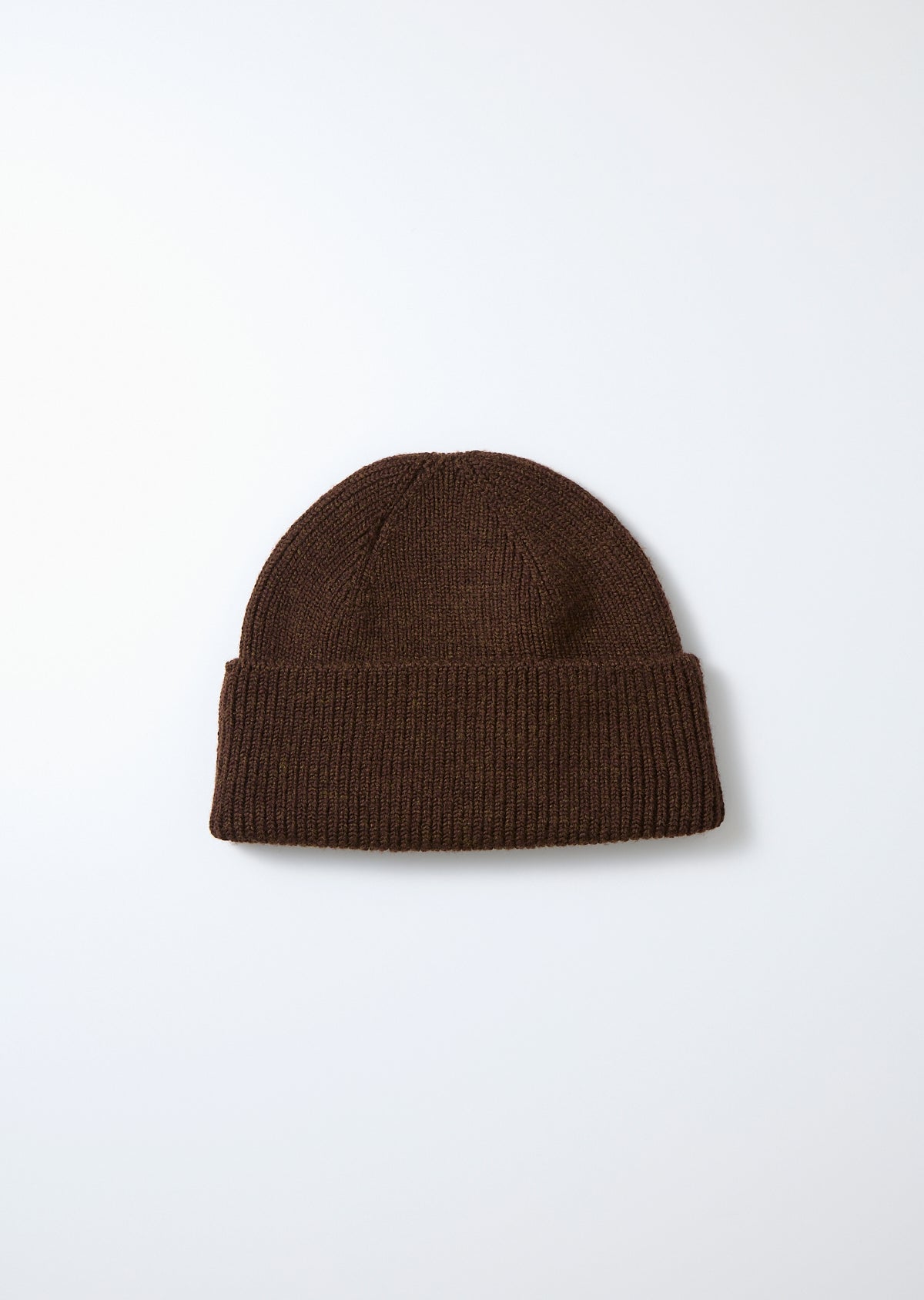 Washable Merino Seamless Beanie - Brown