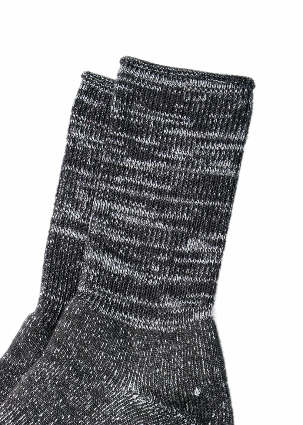 Washi Pile Crew Socks – Charcoal