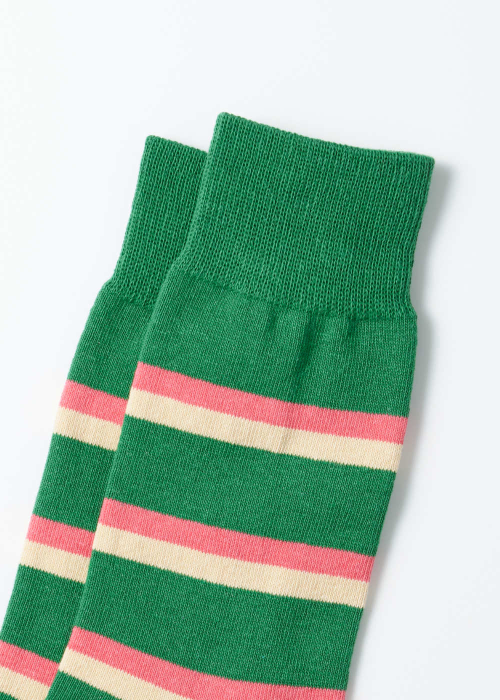 Rugby Stripe Socks – Green