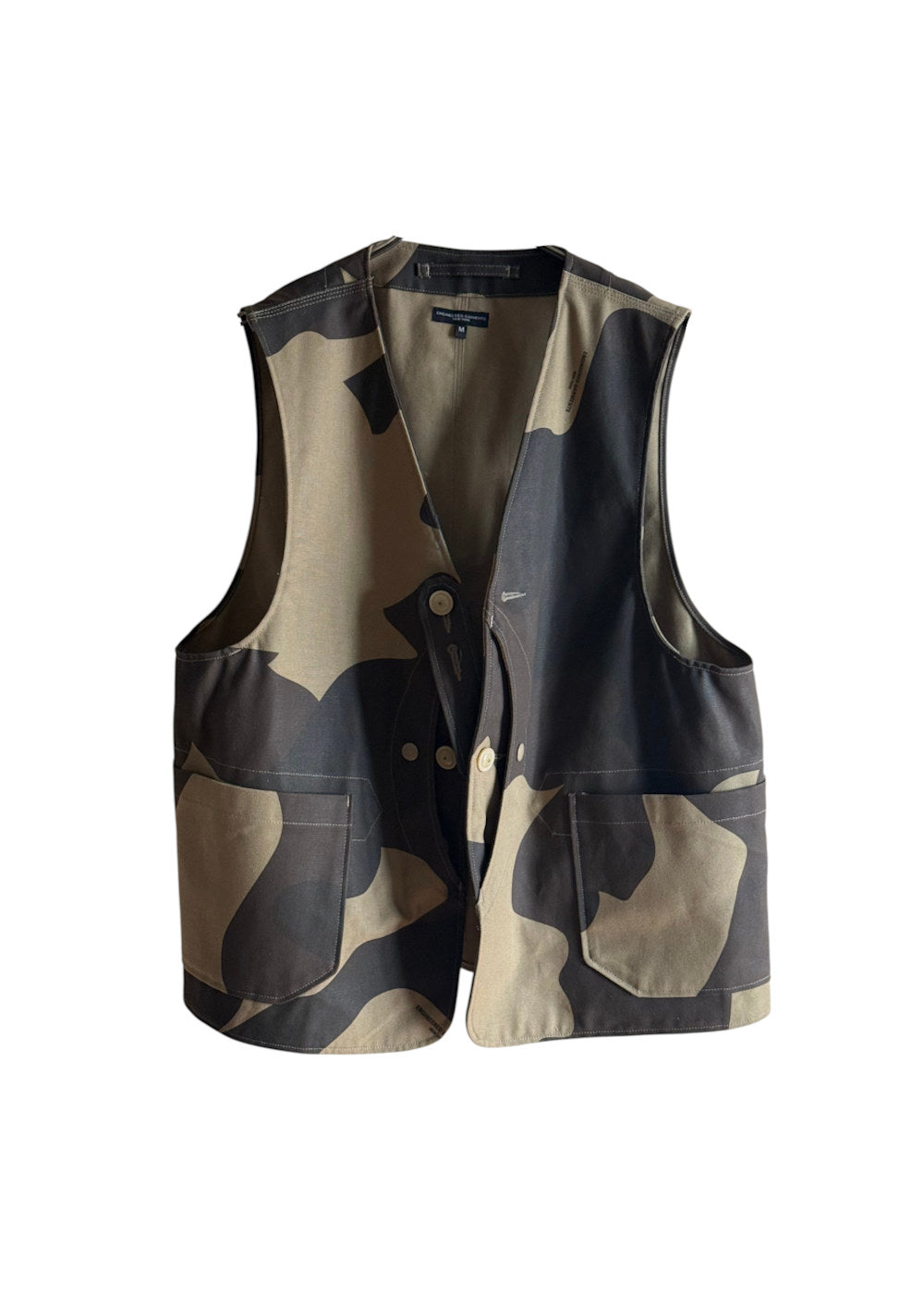 Upland Vest Brown Mammoth Duck Camo Canvas