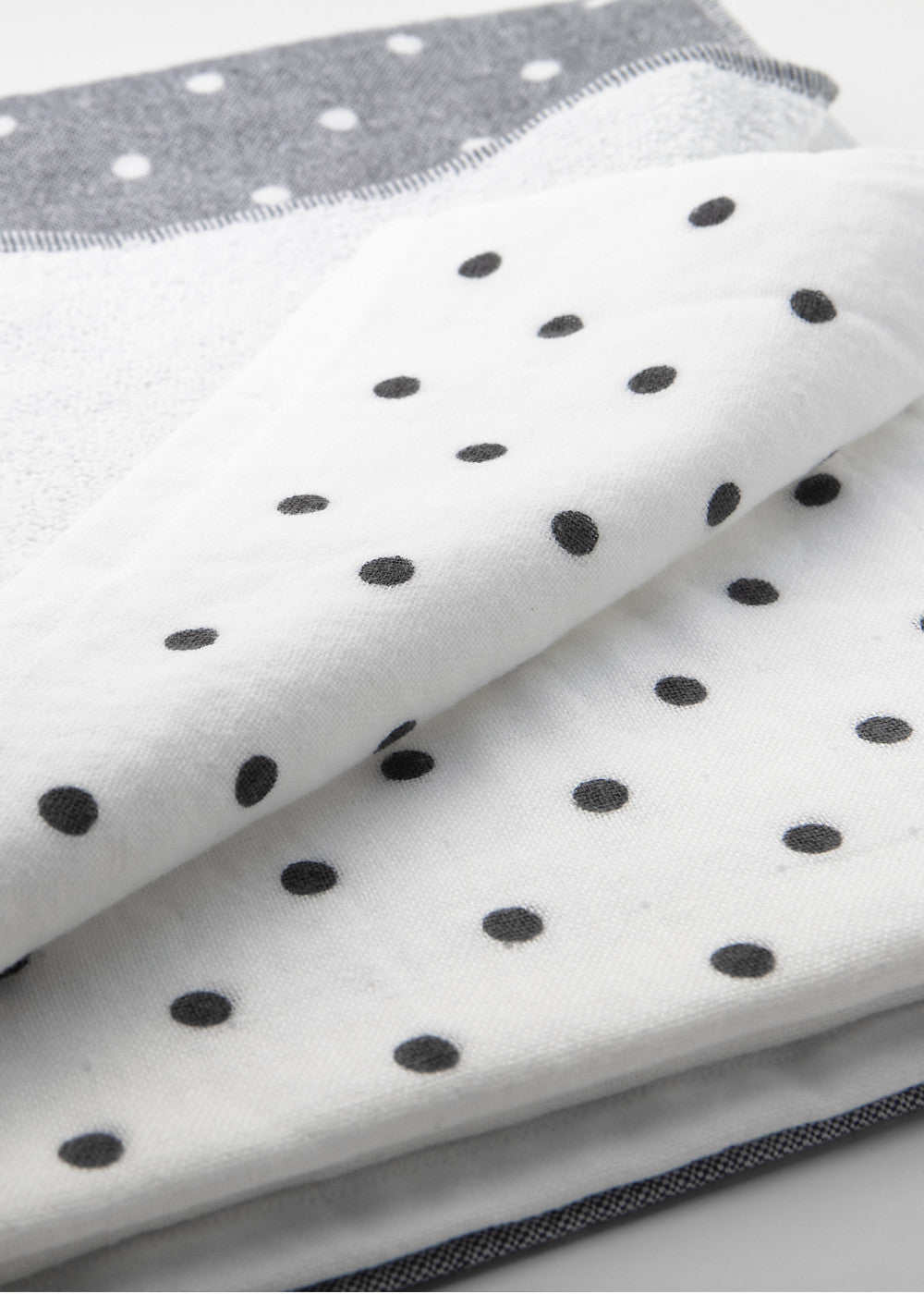 5 Trees Polka Dot Chambray Face Towel