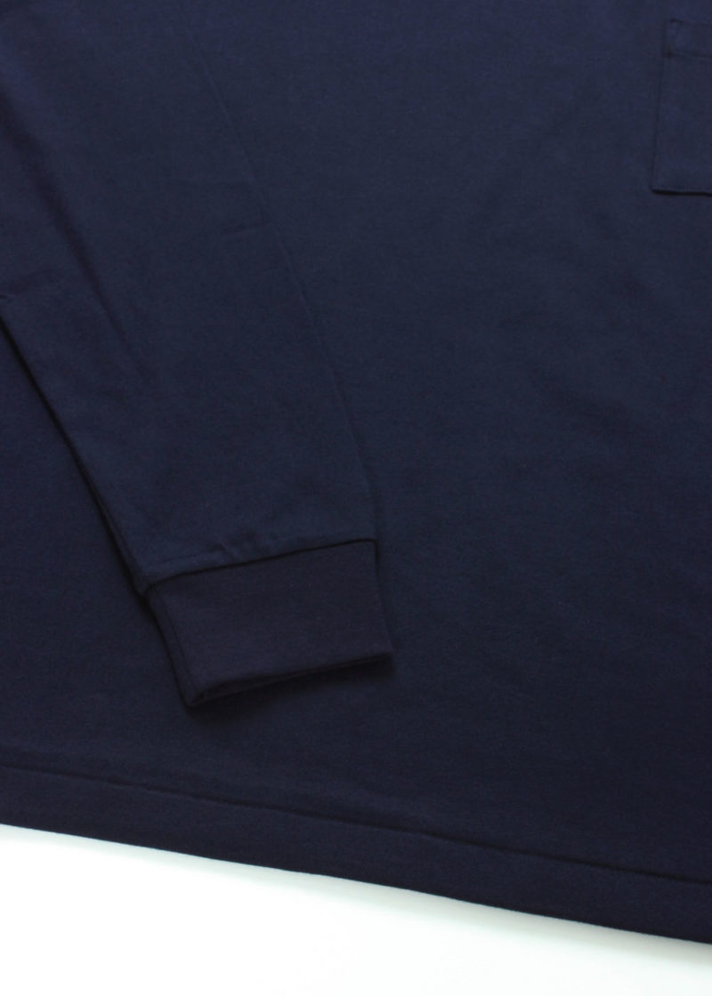 C-by-COMMON-Crew-neck-ling-sleeve-T-shirts-Navy-04