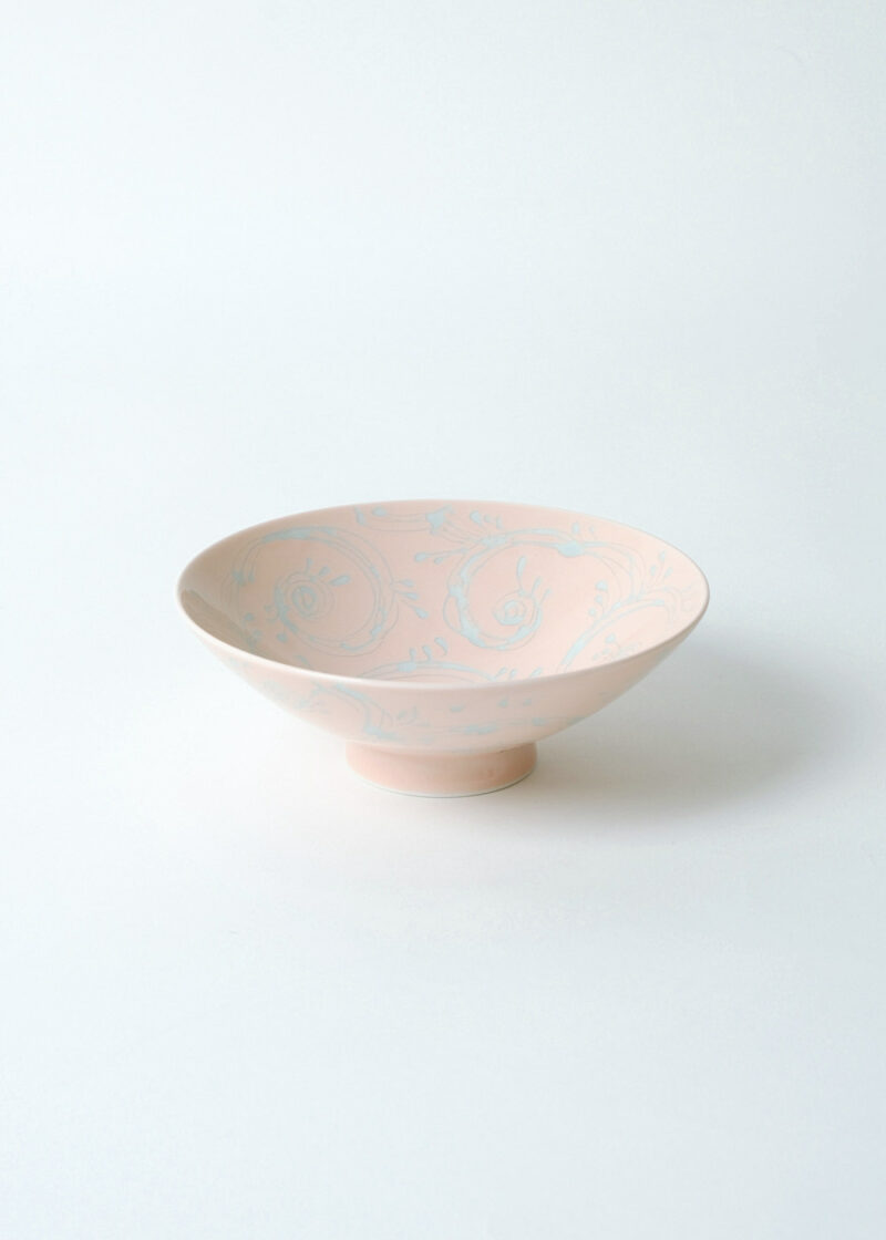 Hakusanporcelain-ShallowRiceBowl-H-18-2