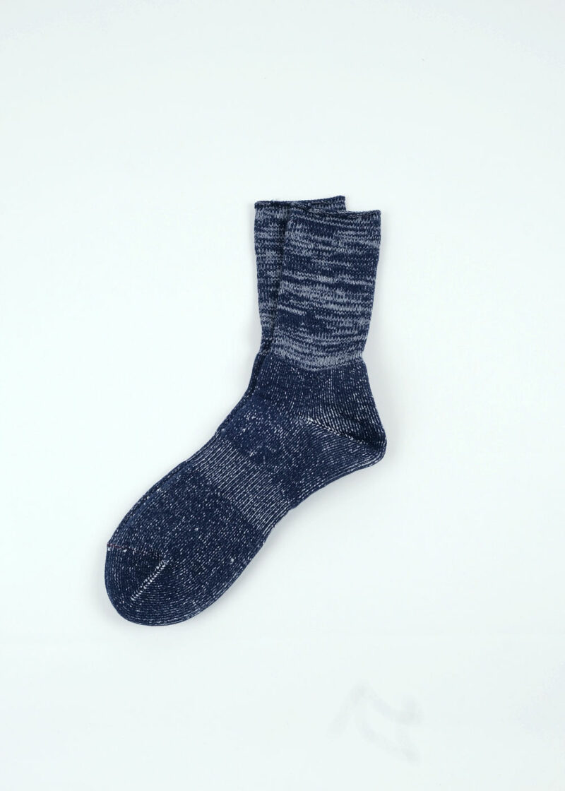 Rototo-WASHI-PILE-CREW-SOCKS-Navy-02