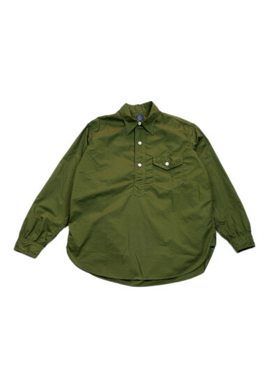 POST-The-NAVY-CUT-Cotton-Poplin-Shirt-Olive-01