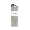 ROTOTO-GuernseyPatternCrewSocks-L.Gray/M.Green-Front