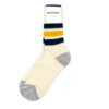 Rototo-Coarse-Ribbed-Oldschool-socks-Navy-Yellow-01